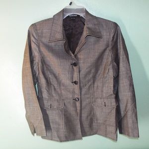Ellen Tracy Wool Blend Blazer